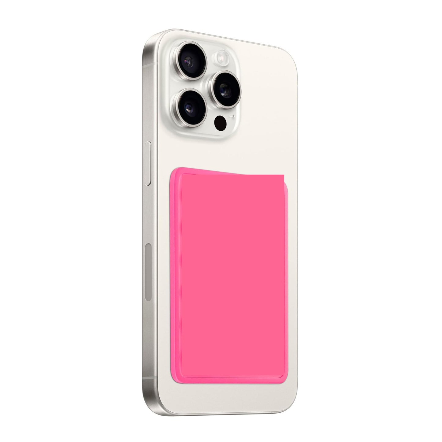 HOWILIM 2PCS Silicone Suction Phone Case Adhesive Mount ,Phone Suction Holder Back of Phone Compatible with iPhone and Android Phone case Accessories(Pink Phone Sticky Grip)