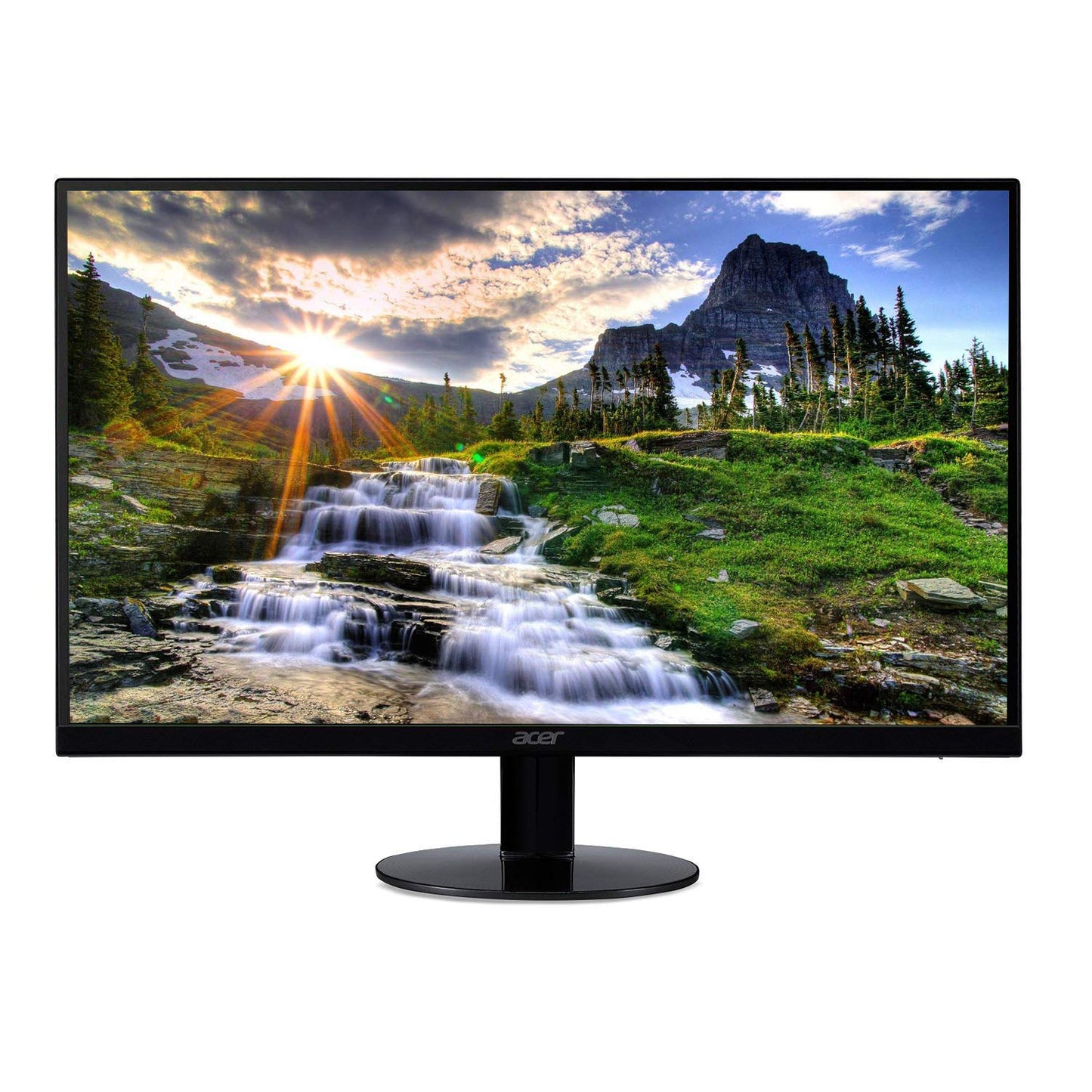 Acer 21.5 Inch Full HD (1920 x 1080) IPS Ultra-Thin Zero Frame Computer Monitor (HDMI & VGA Port) SB220Q bi