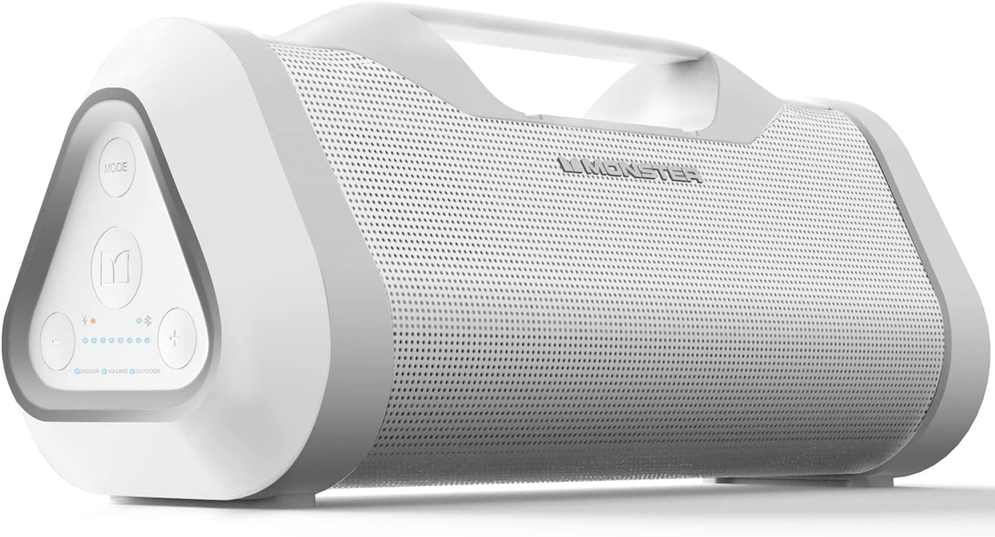 Monster Blaster 3.0 Portable Speaker 120W Wireless Bluetooth Speaker IPX5 Rechargeable Waterproof Bluetooth Speaker with USB Charge Out & Aux Input