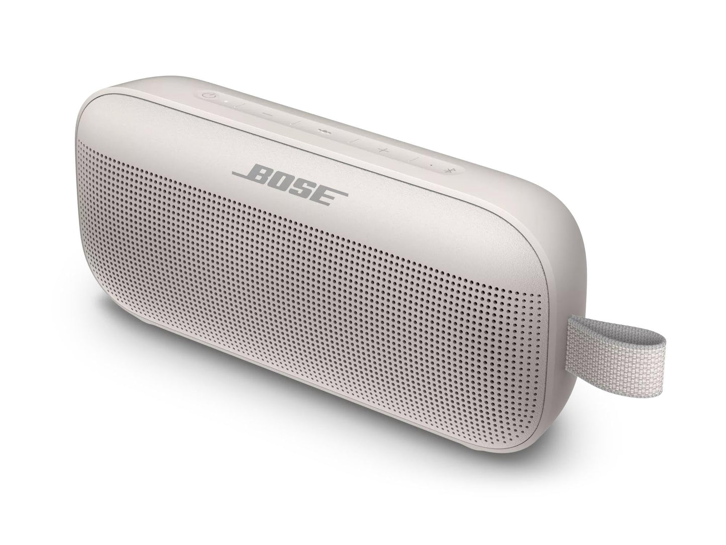 Bose SoundLink Flex Bluetooth Portable Speaker Wireless Waterproof Speaker for Outdoor Travel - White