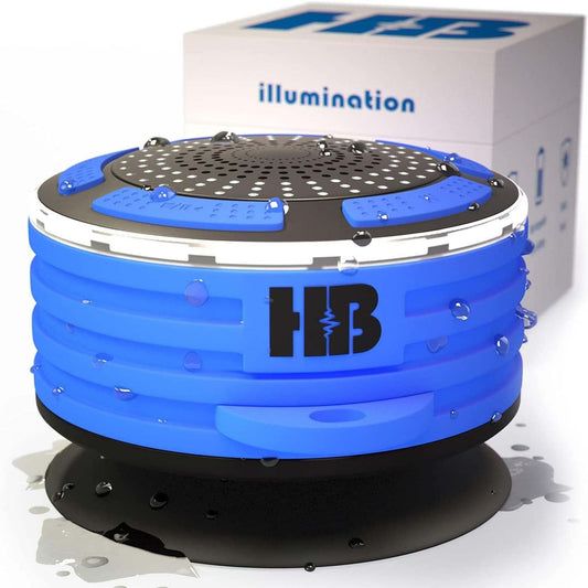 Bluetooth Shower Speaker Waterproof - Portable Wireless Bluetooth Speaker for Shower Small Waterproof Bluetooth Speaker with IPX7 Shower Radio for Bathroom & Outdoor Use