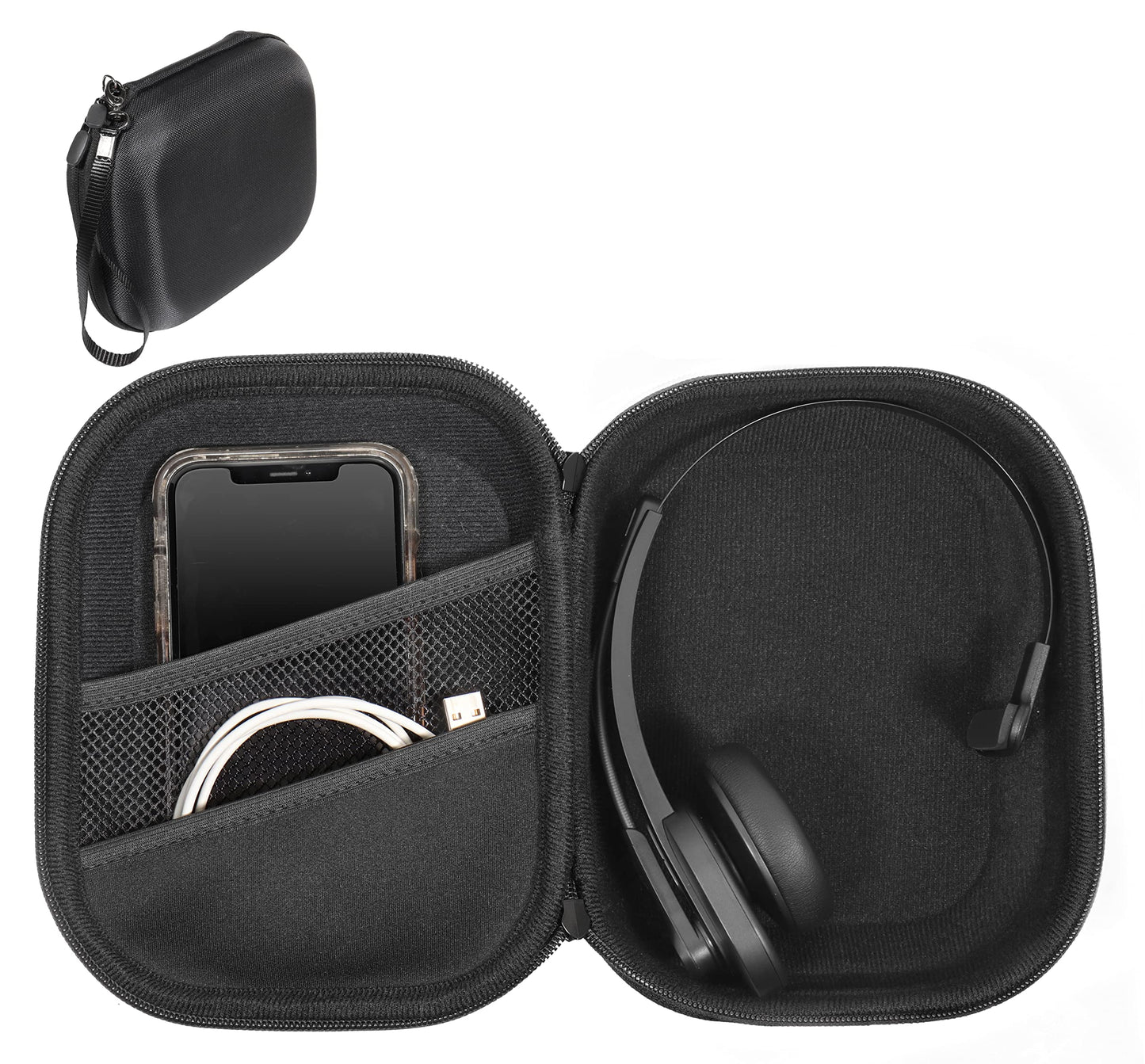 CaseSack Case for Trucker Headset Like Sarevile Bluetooth Headset V5.2 Wireless Headset TECKNET LEVN EKSA COMEXION