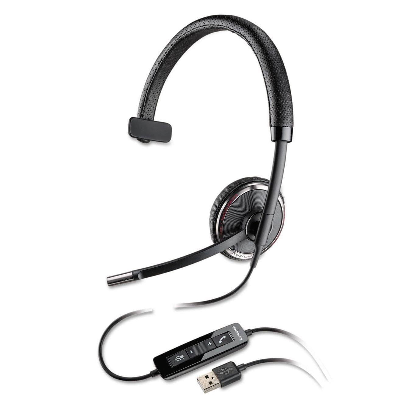 Plantronics Blackwire 510 USB Headset On-Ear Mono Headset Wired